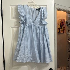 brand new never worn baby blue party dress!